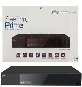 Godrej Dvr See Thru Prime Channel Mp Metal Body Black Dvr Price In