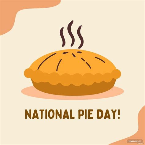National Pie Day Illustration In Illustrator Psd Eps Svg Png 