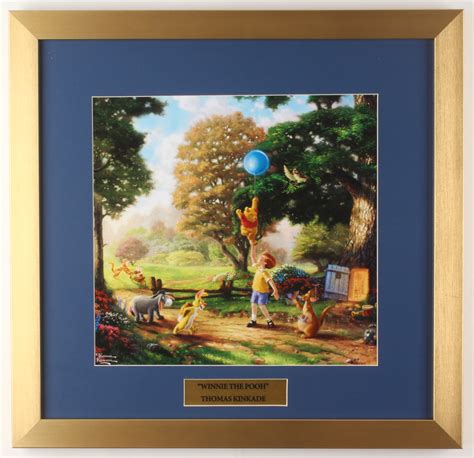 Thomas Kinkade Walt Disneys Winnie The Pooh 175x18 Custom Framed