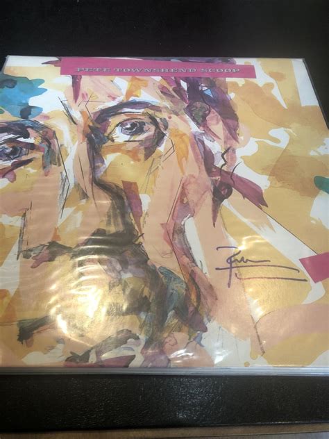 Pete Townshend Scoop 2 Vinyl The Who Rare Autographed Solo Lp Hand