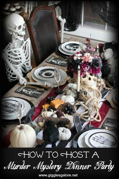 If the host has a big home, they can invite all participants over to gather in a large room or even the backyard. How to Host a Murder Mystery Dinner Party - Giggles Galore