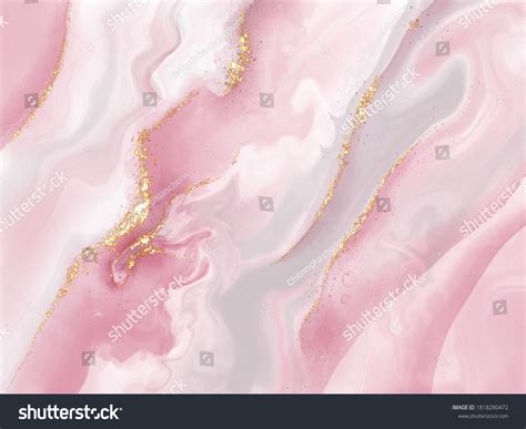 Luxury Pink Grey Marble Texture Background Stock Illustration