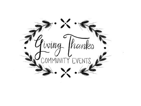 Giving Thanks Community Events