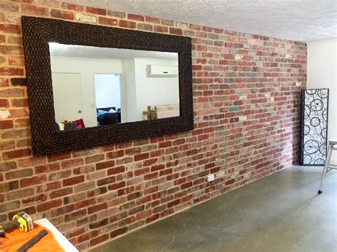 Brick Veneer Feature Wall Heazlewood Tiling And Cladding Service