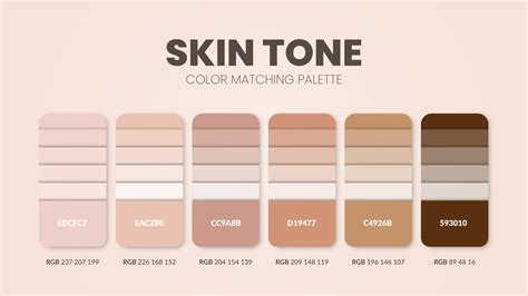 Skin Tone Theme Color Palettes Or Color Schemes Are Trends 40 Off