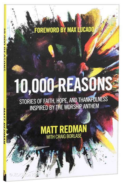 10000 Reasons Bless The Lord By Matt Redman Koorong