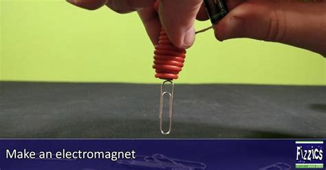 Make Your Own Electromagnet Fizzics Education
