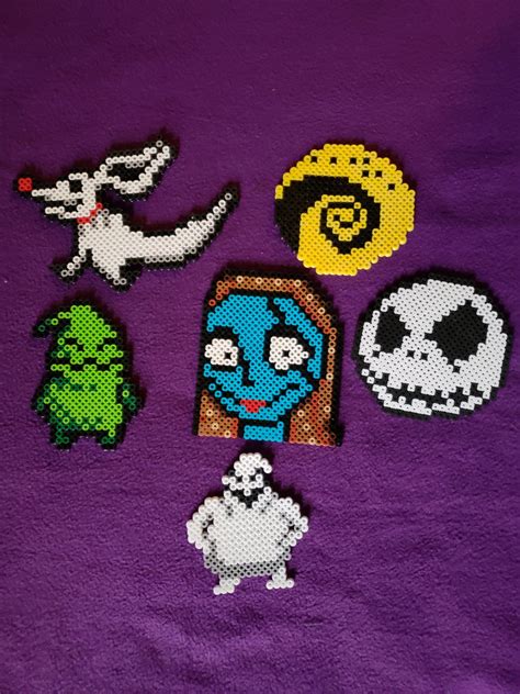 Nightmare Before Christmas Perler Beads Patterns The Creation Of Jack
