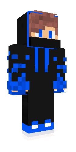 Blue Hoodie Nike Boy Minecraft Skins Blue Minecraft Skin
