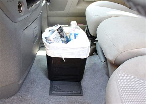 2pcs Auto Car Trash Rubbish Can Mini Dust Bin Garbage Waste Storage For