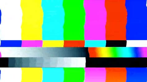 Static And Tv Test Pattern Motion Graphics Youtube