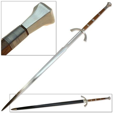 Cold Two Handed Great Sword Functional 1060 Forged Steel Claymore By