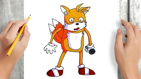 How To Draw Tails Gets Trolled Friday Night Funkin Fnf Mod Youtube