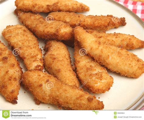Nutrition (4 pc, 76 g): Chicken Nuggets Or Goujons Stock Images - Image: 33620954