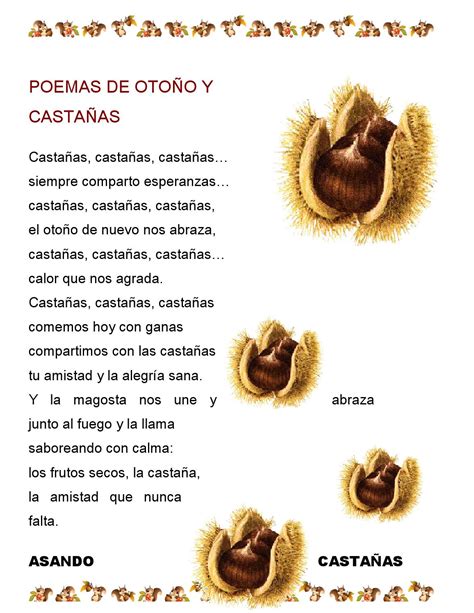 Poemas De Otoño Y Castañas By Ceip Valle Del Nansa Issuu