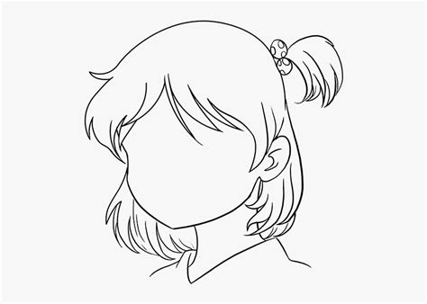 How To Draw Anime Girl Face Easy Drawing Cute Anime Girl Hd Png