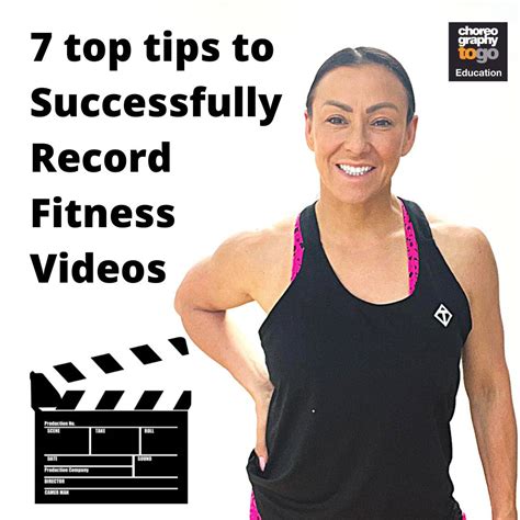 7 top tips to successfully record fitness videos choreographytogo