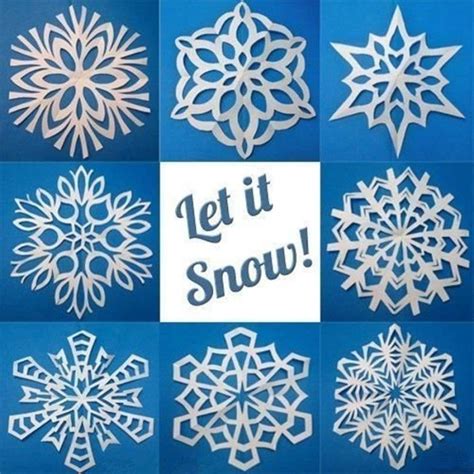 Creative Ideas Diy Beautiful Paper Snowflake Mobile From Template