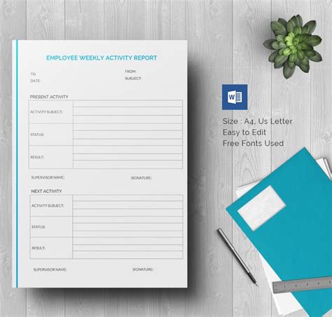 36 Weekly Activity Report Templates Pdf Docs Report Template