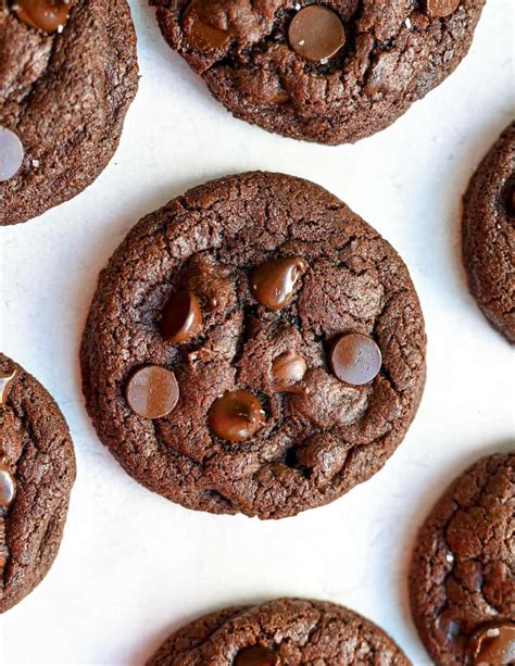Gluten Free Double Chocolate Chip Cookies Recipe Rebecca Taig