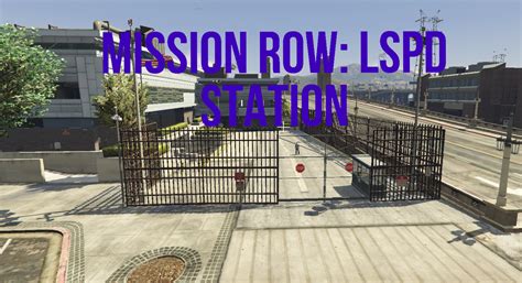 Police Station Mission Row Exterior Modded Fivem Sp