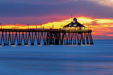 Sunset Imperial Beach Pier 02 Photograph By John Morris Fine Art America