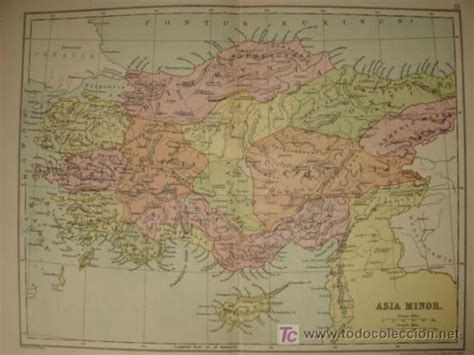 Mapa De Asia Menor En Tiempos Antiguos Origina Comprar Mapas Images