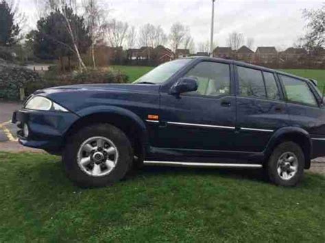Daewoo 2000 Ssangyong Musso Blue 23 Manual 4x4 Only 76k Miles Car