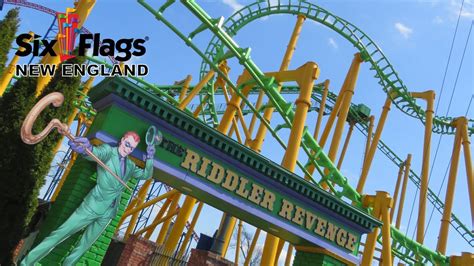 The Riddler Revenge Six Flags New England Offride Footage Youtube