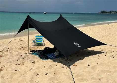 Neso Tents Beach Tent With Sand Anchor Portable Canopy Sunshade 7 X