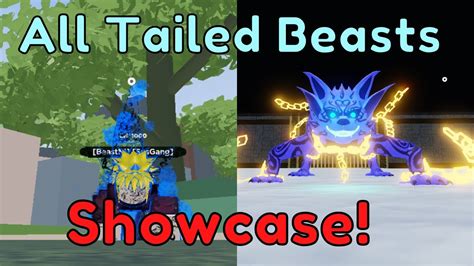 All Gen 1 Tailed Beasts Showcase Shindo Life Roblox Youtube