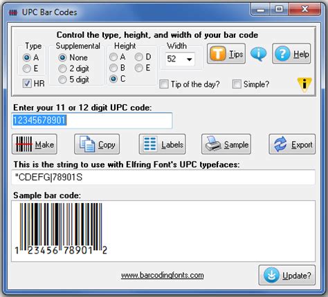 Download in any of the following formats: UPC Barcode Generator download for free - SoftDeluxe