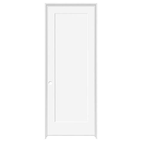 Steves And Sons 32 In X 80 In 1 Panel Primed White Shaker Solid Core
