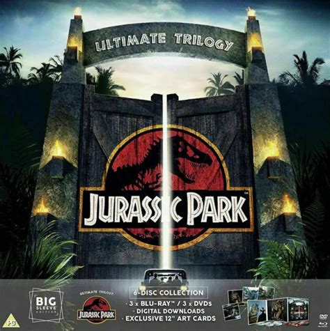 Jurassic Park Ultimate Trilogy 6 Disc Collection Big Sleeve Edition Blu
