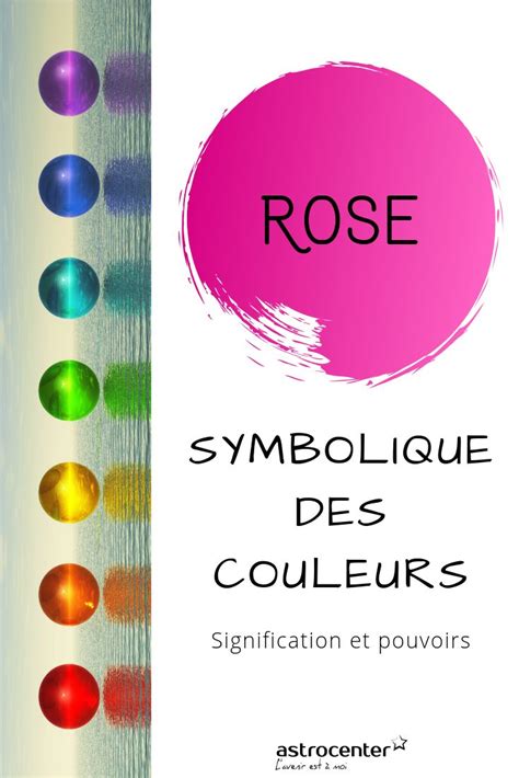 Épinglé sur Signification des couleurs Symbolique et explications