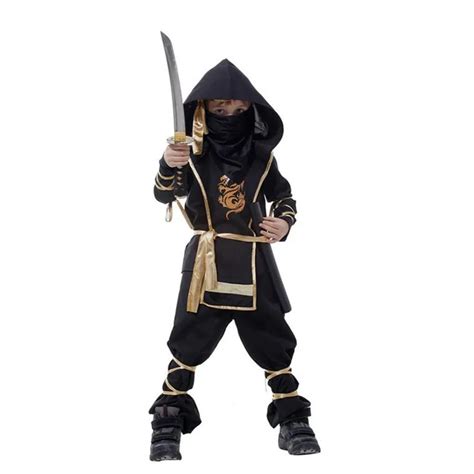 Buy Kids Ninja Costumes Halloween Party Boys Girls Warrior Stealth