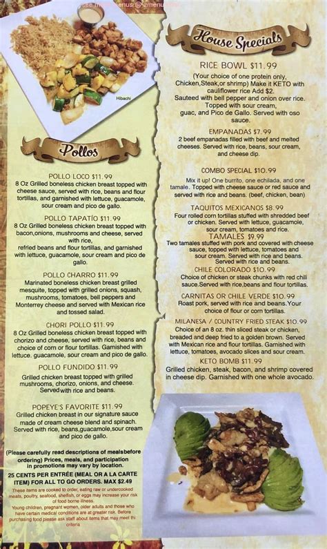 Online Menu Of La Fiesta Grill Restaurant Trumann Arkansas 72472 Zmenu