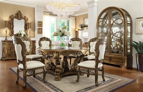 A wide variety of victorian dining room furniture options are available to you, such as home furniture. HD-8008 Homey Design Victorian Palace Round Dining Set