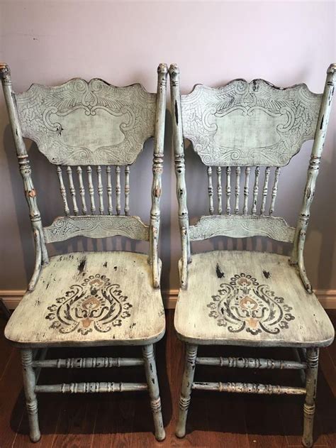 Best Chalk Painted Pressed Back Chairs For Sale In Oshawa Ontario For