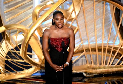 Serena Presents In Style At The Oscars