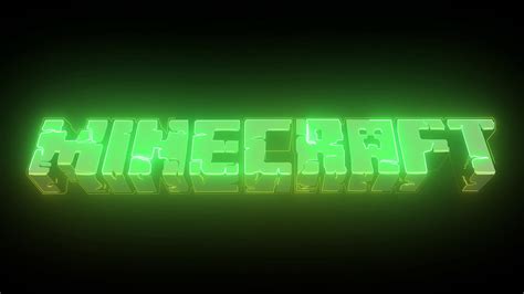 Minecraft Logo Glowing Neon Lines Loop Animation By Motion Made Youtube