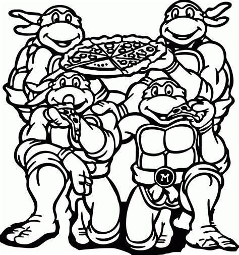So, if they do the coloring activity with the favorite picture, they will have fun. Ninja Turtles Coloring Pages Printables - Coloring Home