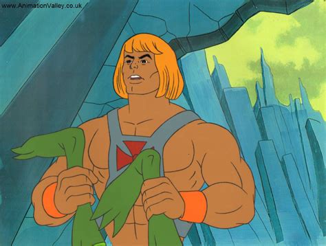 Hand Painted He Man Animation Production Cel Animation Cels Photo