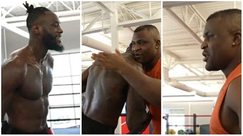 Deontay Wilders Seven Word Message To UFCs Francis Ngannou Will Excite Boxing Fans