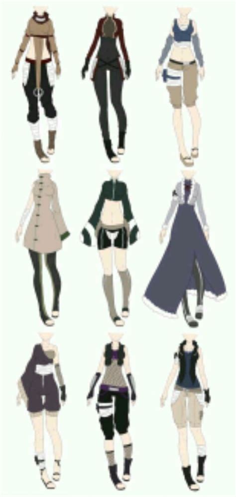 Una Nueva Ninja Mitsuki Y Tu Fashion Design Drawings Anime Outfits