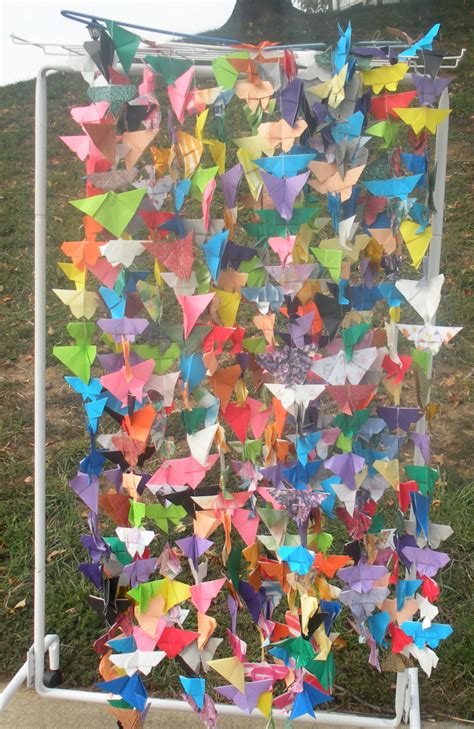 Butterfly Curtains And 1000 Paper Butterflies By Joann Abbott Lupus