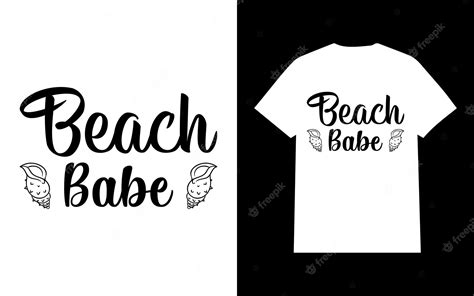 Premium Vector Beach Babe
