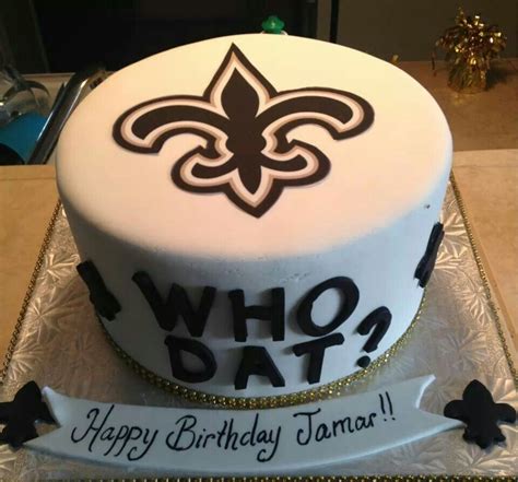 Saints Birthday Cake Cupcake Cakes New Orleans Cake Cake