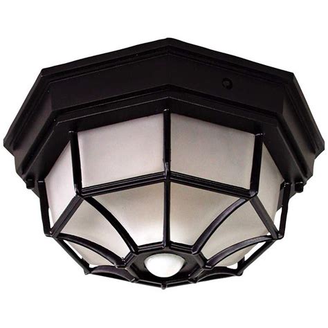 Find great deals on ebay for motion sensor ceiling light. Octagonal 12" Wide Black Motion Sensor Outdoor Ceiling ...