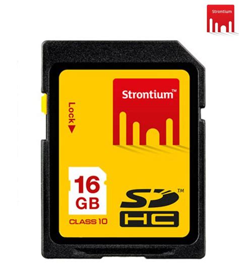 Looking for a memory card? Strontium SD 16 GB Class 10 Memory Card Price in India ...